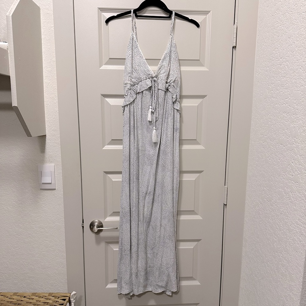 Pinkblush White and Black Maxi Dress